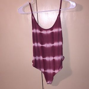 Purple Tie-Dye Bodysuit